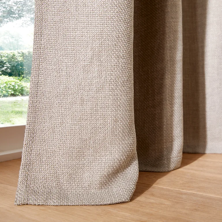 Montego Basket Weave Effect Hidden Tab Curtain - 8