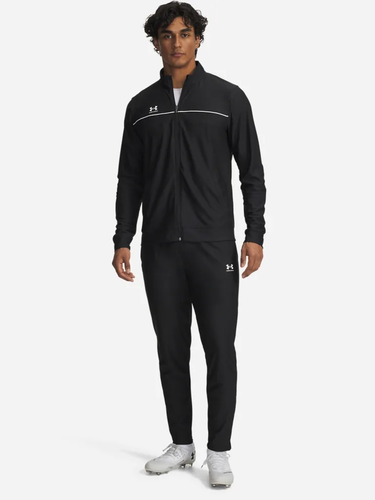 Men Black Logo Challenger Training Tracksuit