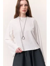 LONG SLEEVE SHORT TSHIRT - 2