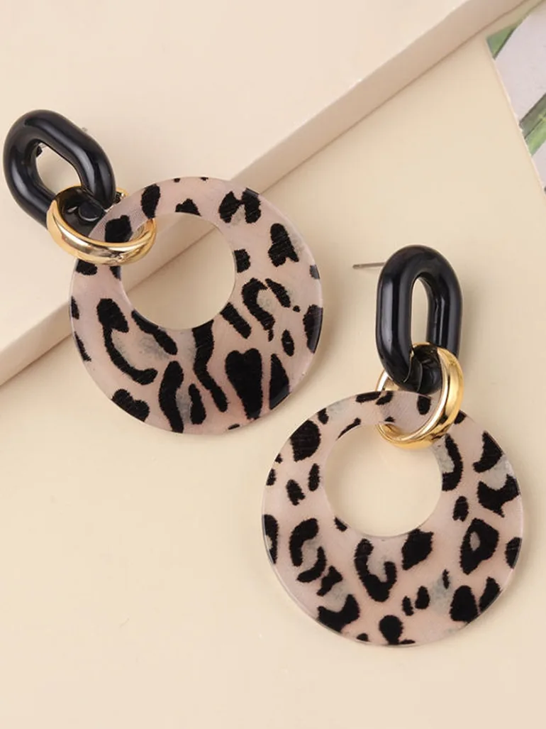 أقراط بطبعة ليوبارد - 3