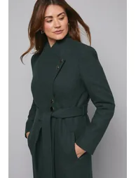 Belted Maxi Coat - 1