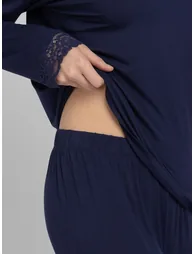 Lila Jersey Pyjamas - 3