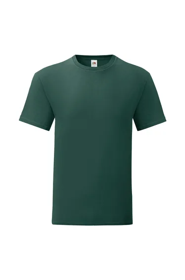 Fruit Of The Loom Mens Iconic T-Shirt - Forest Green