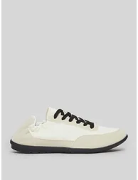Beige Slip-On Elastic Low Sneakers