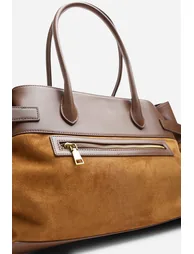 Lyanna Buckled Tote Bag with Side Zip - 4