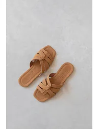 Luz Women's Casual Suede Slippers Tan - 1