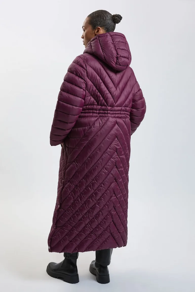 Plus Size Lightweight Packable Maxi Coat - 2