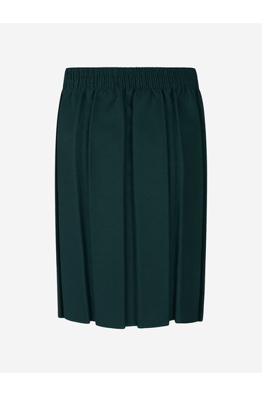 Zeco Girls School Box Pleat Skirt in Green product thumbnail 2