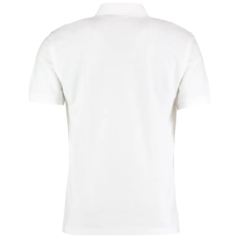 Kustom Kit Mens Short Sleeve Polo Shirt - White - 1