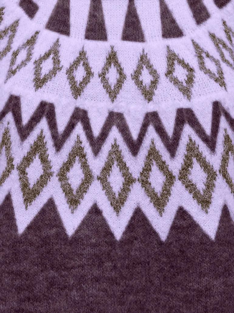 Jacquard Print Jumper - 2