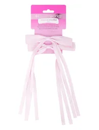 Brushworks Satin Hair Bow Duo – Pink - 5