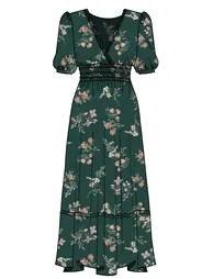 Watercolour Floral Maxi Dress - 6