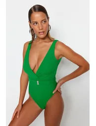 Swimsuit - Green - Plain