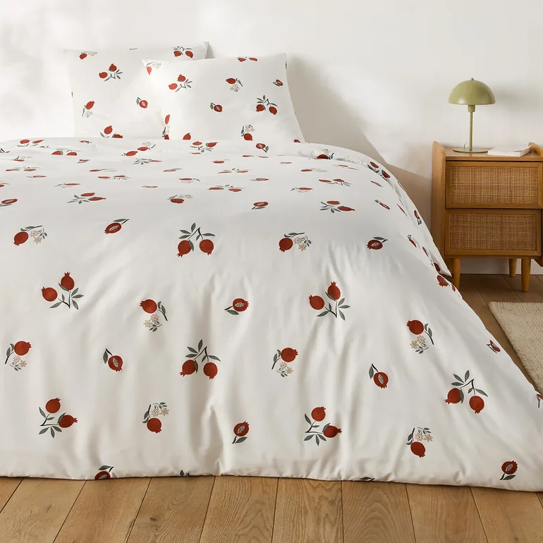 Grenada Duvet Cover Set in 50% Recycled Cotton with Square Pillowcase - 2