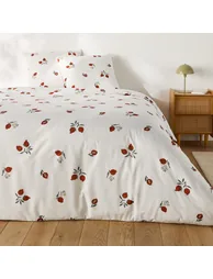 Grenada Duvet Cover Set in 50% Recycled Cotton with Square Pillowcase - 2