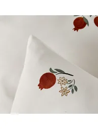 Grenada Duvet Cover Set in 50% Recycled Cotton with Square Pillowcase - 4