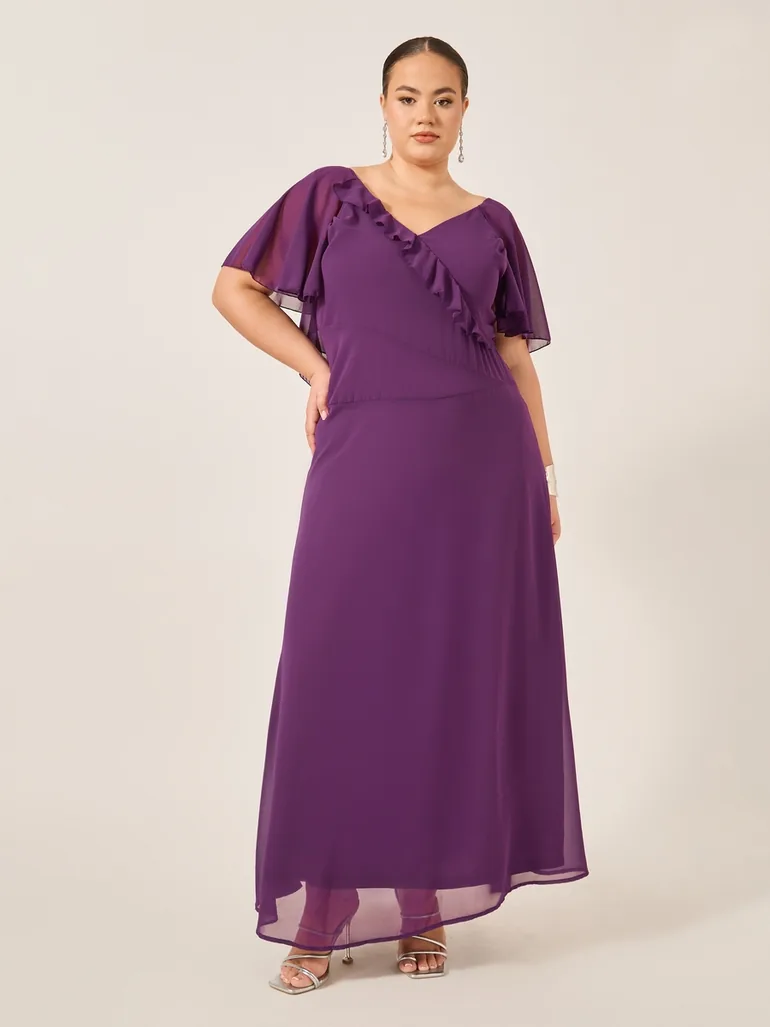 Wrap Dress Cheap Purple Dresses Plus Size Cesley Pink Plus Size Wrap Dress With Ruffles Semi Wrap Dress Cheap Purple Dresses Plus Size Cesley Pink Plus Size Wrap Dress With Ruffles Semi