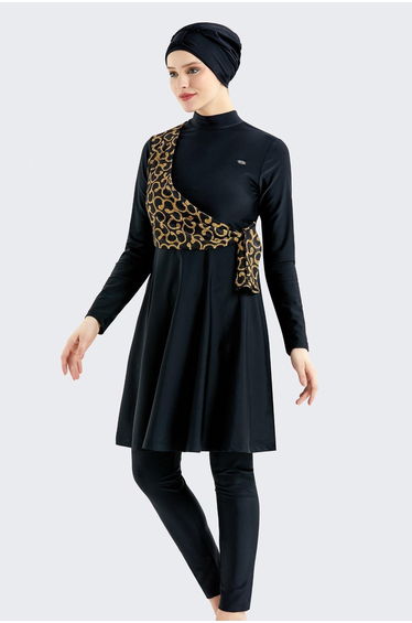 Full Covered 4 Piece Modest Swimsuit
