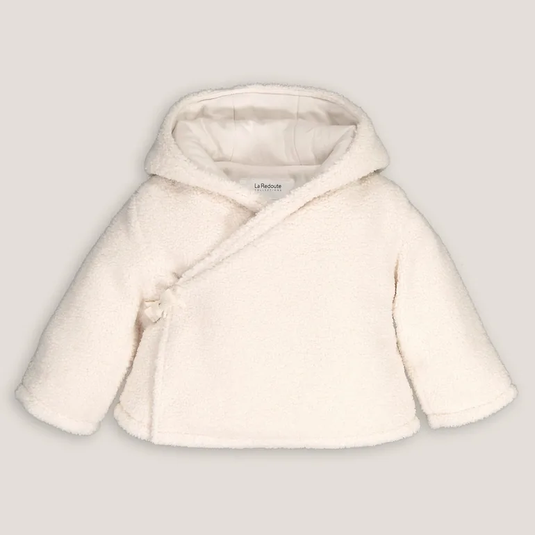 Faux Fur Hooded Coat