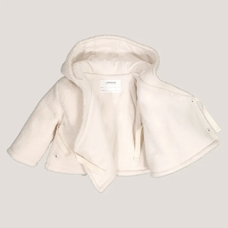 Faux Fur Hooded Coat - 2