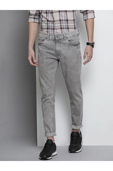 Men Slim Fit Solid Jeans