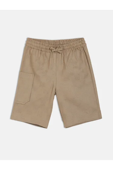 Boys Knee Length Cotton Shorts