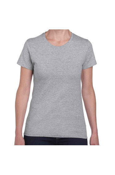 Gildan Womens/Ladies Heavy Cotton T-Shirt - Sports Grey