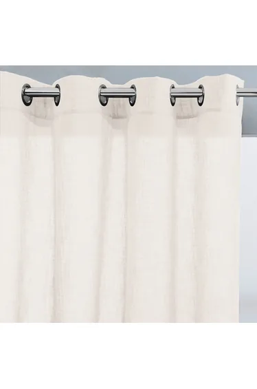 Nyong Wide-Width Linen-Effect Polyester Voile