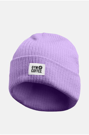 Gym + Coffee Beanie Lilac - purple