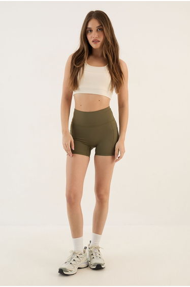 DSGN Studio Sculpt Pocket Detail Cycling Short - olive