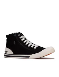 Women's Rocket Dog Jazzin Hi Canvas Pumps in Black - 1