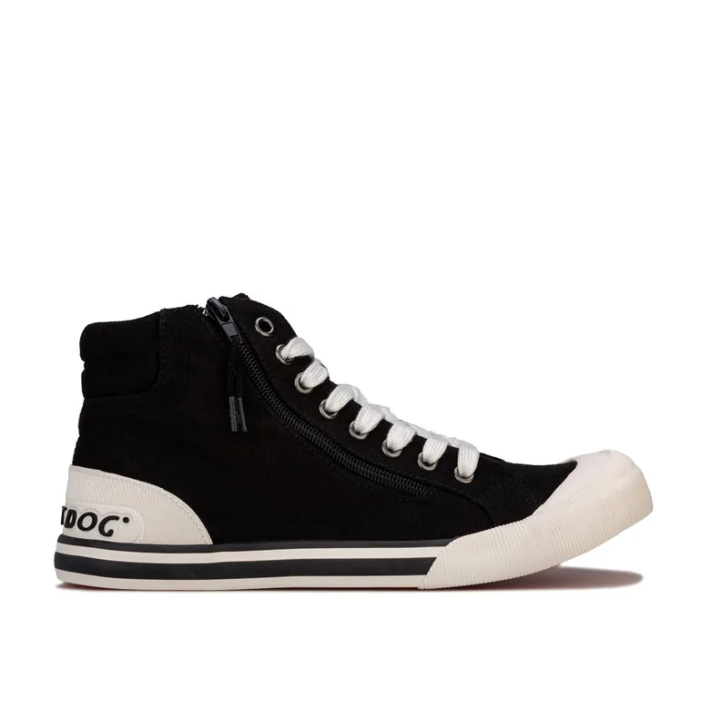 Women's Rocket Dog Jazzin Hi Canvas Pumps in Black