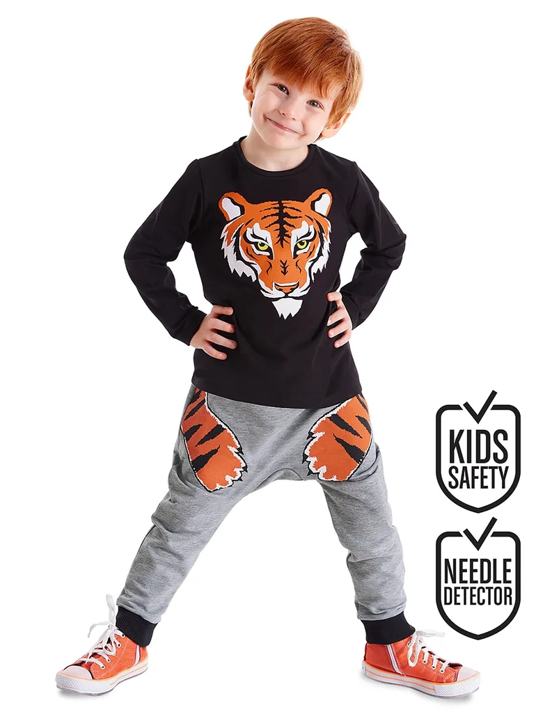 Tiger Claw Boys T-shirt Trousers Set