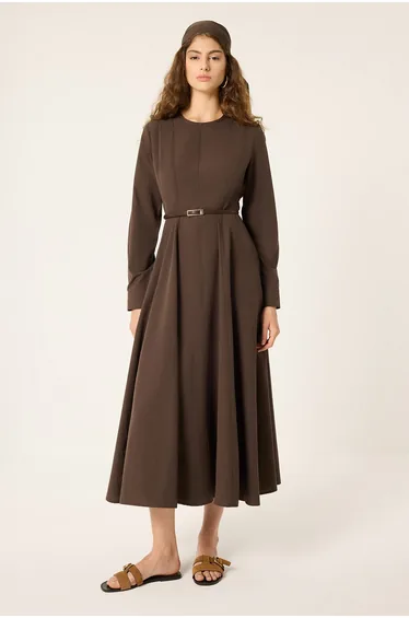 COLLAR DETAILED DRESS