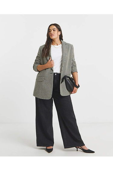 Simply Be Houndstooth Blazer