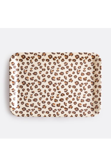 Azhar Leopard Print Tray