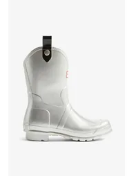 WOMENS ORIGINAL METALLIC COWBOY BOOT SILVER - 2