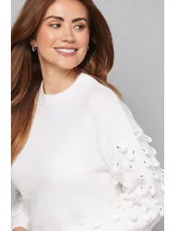 Loop Sleeve Jumper - 2