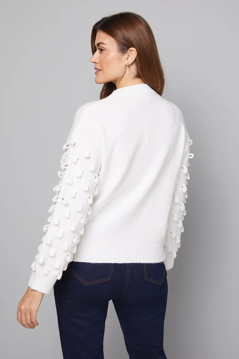 Loop Sleeve Jumper - 3