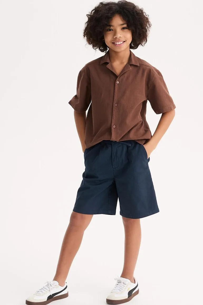 Bermuda Chino Shorts with Elasticated Waistband