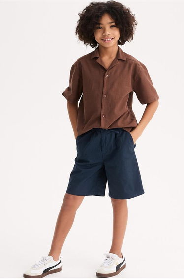 Bermuda Chino Shorts with Elasticated Waistband