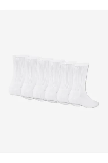 Jordan Kids Everyday Essentials 6 Pack Socks Set in White