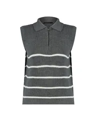 Sweater Vest - Ecru - Regular fit - 6