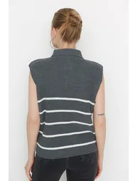 Sweater Vest - Ecru - Regular fit - 3