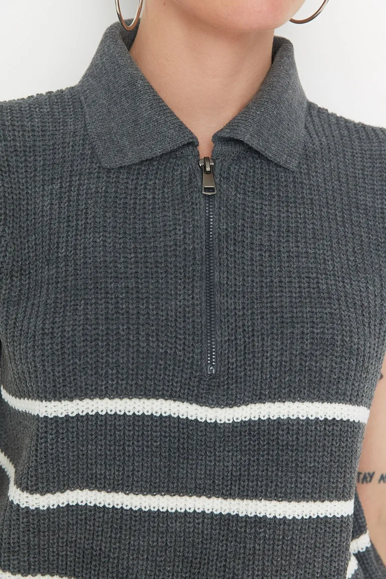 Sweater Vest - Ecru - Regular fit - 4