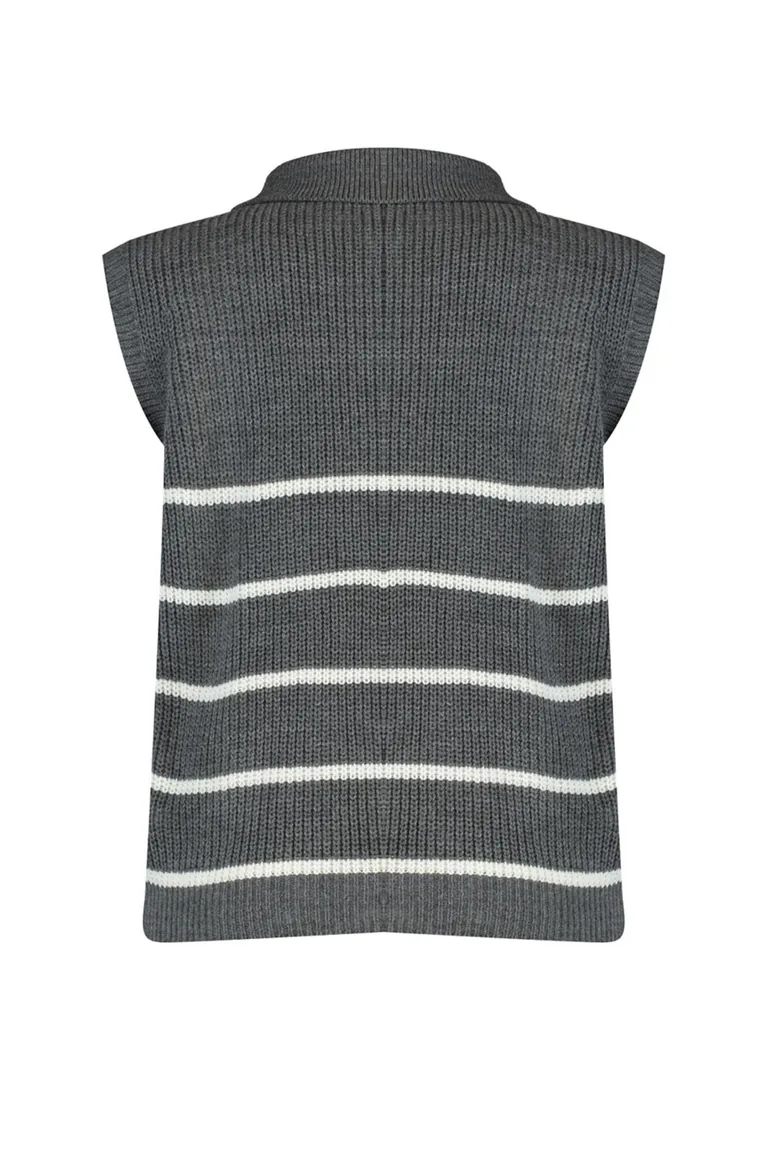 Sweater Vest - Ecru - Regular fit - 5