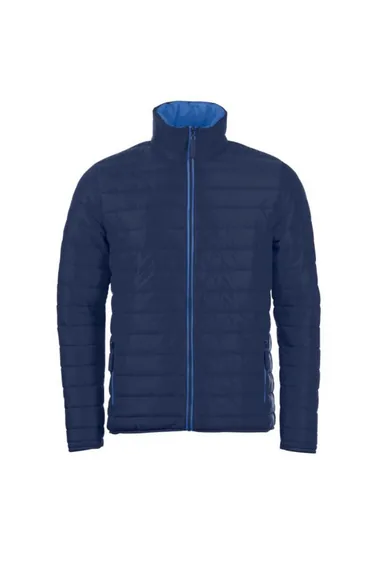 SOLS Mens Ride Padded Water Repellent Jacket - Navy