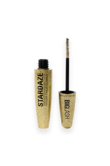 Revolution Big Lash Stardaze Hair & Brow Glitter Mascara Topper Stardust Gold