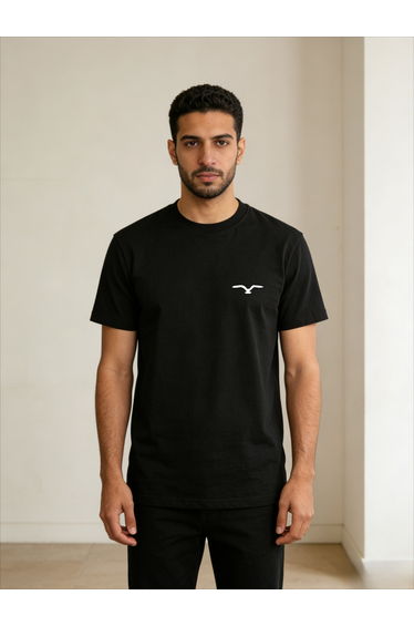 Men Black Short Sleeve T-Shirt