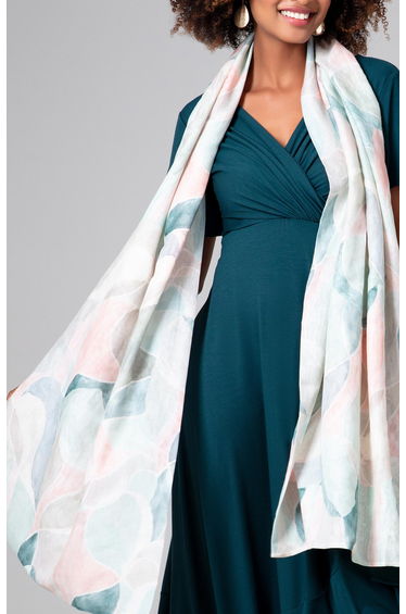 Miriam Silk Scarf (Mosaic Pastels)